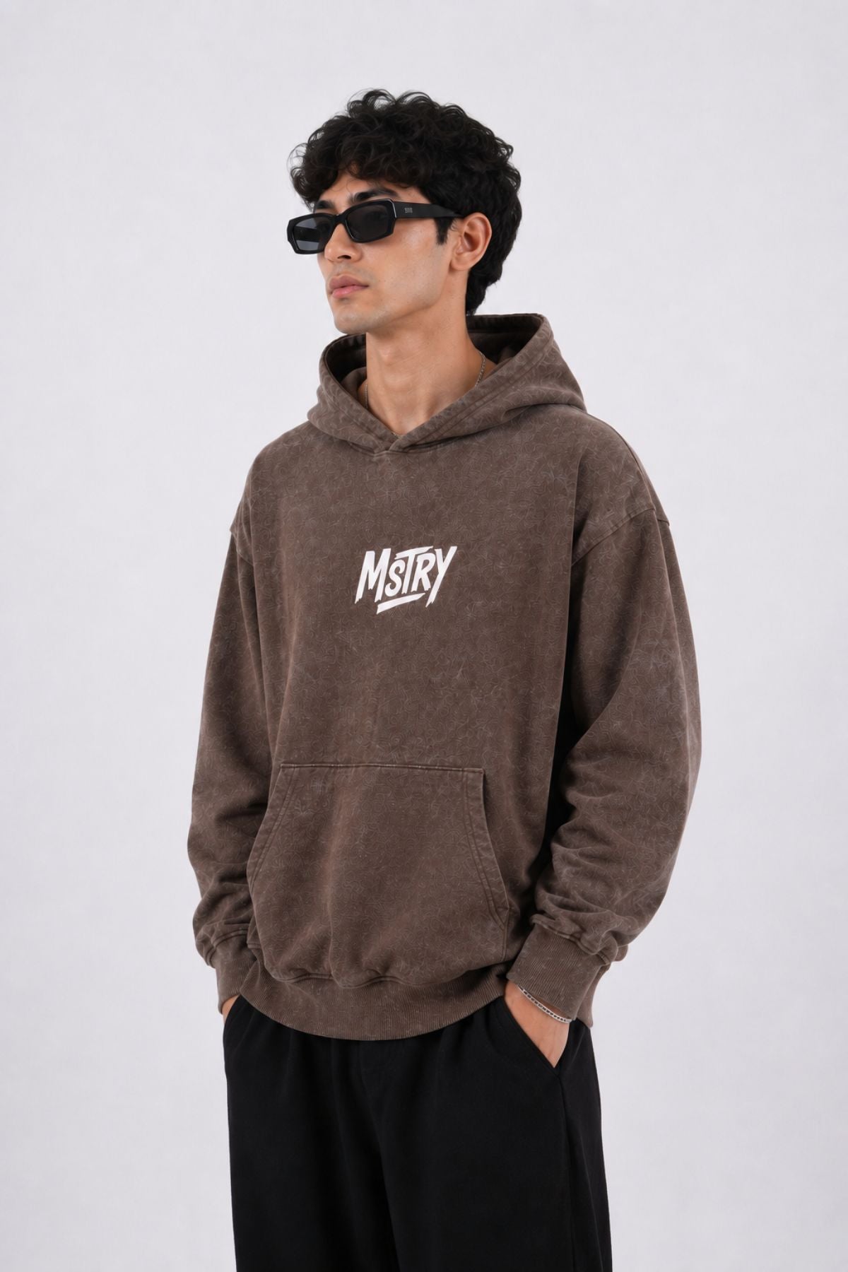 Mocha Unisex Oversized Hoodie
