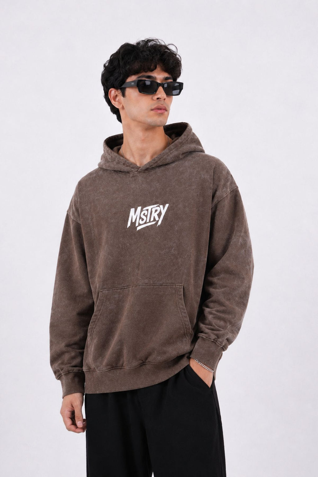 Mocha Unisex Oversized Hoodie