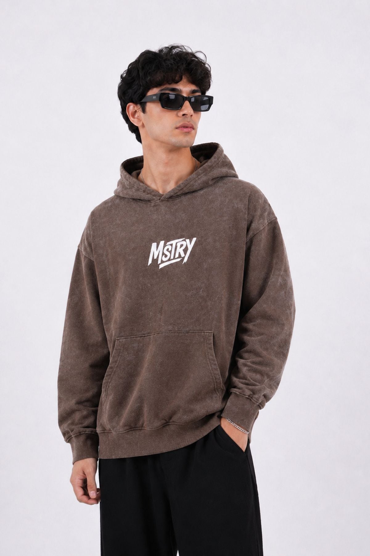 Mocha Unisex Oversized Hoodie